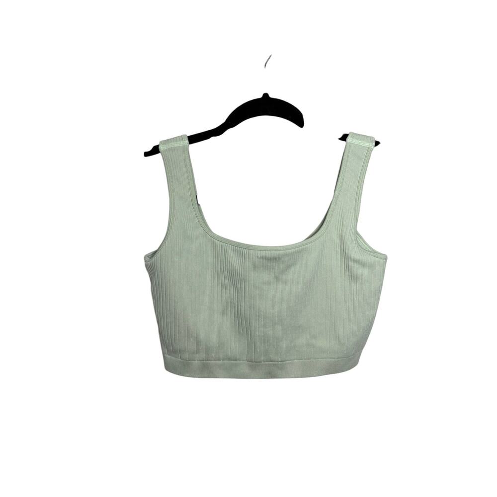 Buffbunny Collection Mint Green Ribbed Tank Top Women's Size XXXL